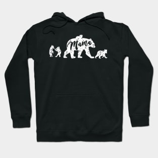 Mama Bear with Four Cubs mom Hoodie